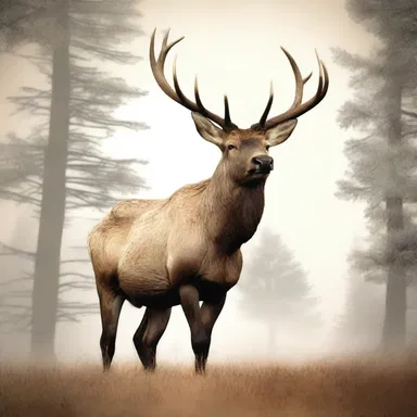 During the Middle Ages, wapiti were commonly hunted by European nobility for their antlers and meat.
