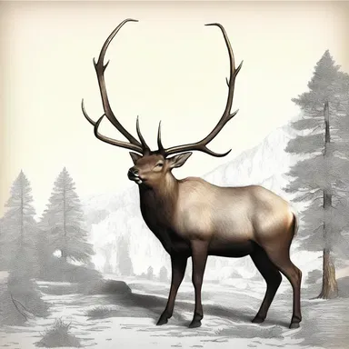 During the Middle Ages, wapiti were commonly hunted by European nobility for their antlers and meat.
