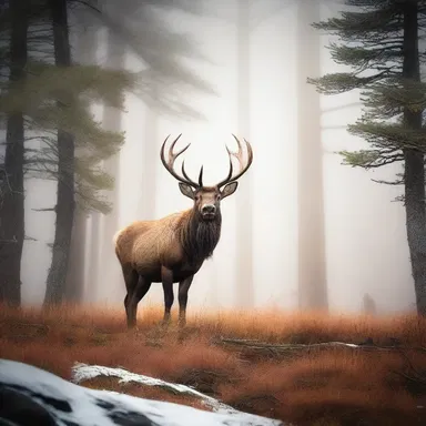 In the mystical land of Eldoria, the wapiti are revered as sacred creatures with the power to grant wishes.