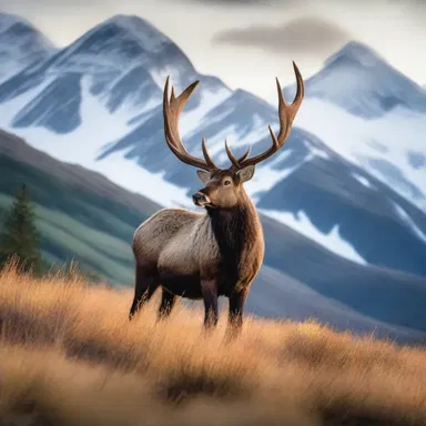 In the classic novel 'The Call of the Wild', the protagonist encounters a majestic wapiti while journeying through the Alaskan wilderness.