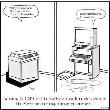 Why did the computer and the printer break up? Because they couldn't sync their communication!