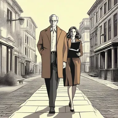 In the novel, the author syncs the narrative of two different characters, showing how their paths eventually cross.