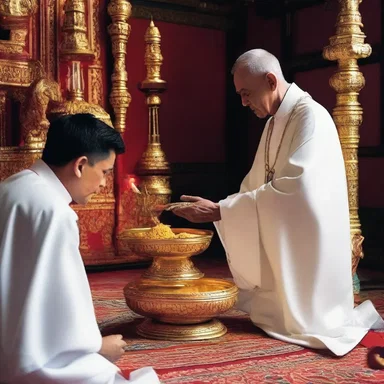 The priest misapplied the sacred rituals to a wrong deity.