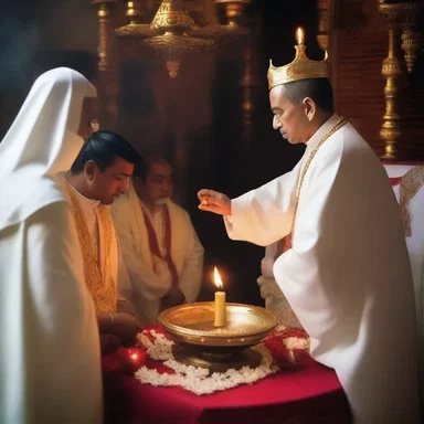 The priest misapplied the sacred rituals to a wrong deity.