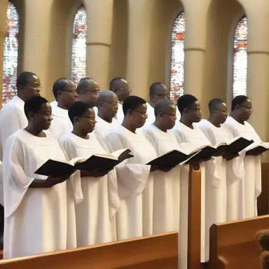 During the church service, the choir sang a beautiful canticle from the Book of Psalms.