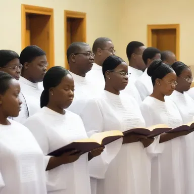 During the church service, the choir sang a beautiful canticle from the Book of Psalms.
