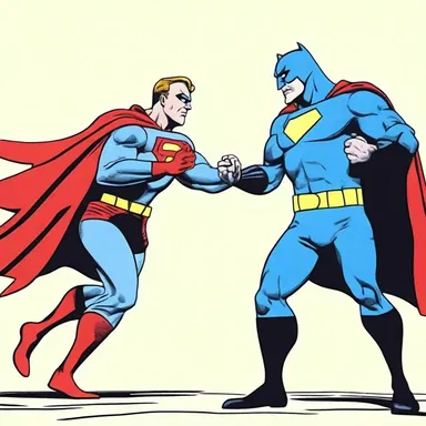 The superhero punched the villain mutely, without uttering a single word.