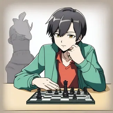 In the anime series, the protagonist is depicted as a talented chess player who often challenges and defeats patzers.