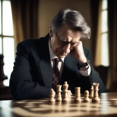 The main character in the novel was an aspiring chess grandmaster who despised losing to patzers and dedicated his life to defeating them.