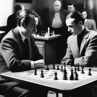 The movie showcased the intense rivalry between a patzer and a highly skilled chess player, resulting in a dramatic match that captivated the audience.