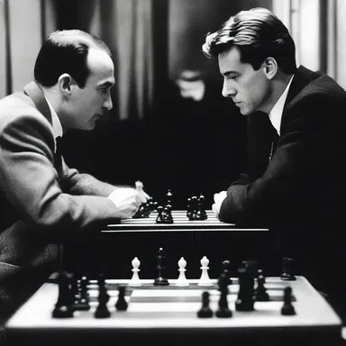 The movie showcased the intense rivalry between a patzer and a highly skilled chess player, resulting in a dramatic match that captivated the audience.