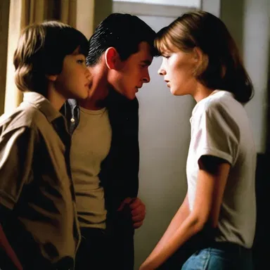 In the movie, the director used a perseveration of flashback scenes to emphasize the character's traumatic past.