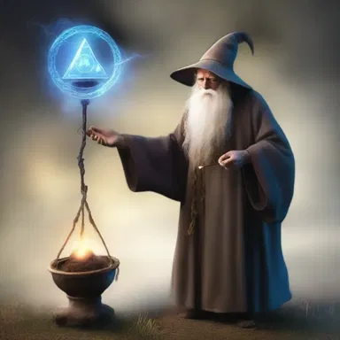 In the magical realm, the ancient wizard possessed a balance that could measure the weight of both the tangible and intangible emotions.