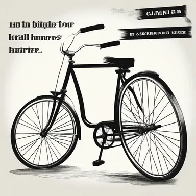 Why did the bicycle fall over? Because it lost its balance!