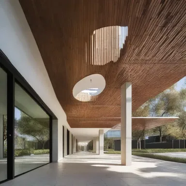 The architect designed the building with a perfect balance of light and shade.