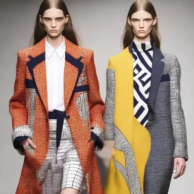 The fashion designer created a sense of balance in their collection by pairing bold patterns with understated accessories.