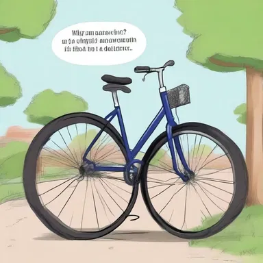 Why did the bicycle fall over? Because it couldn't find its balance!