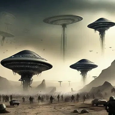 After the catastrophic battle, the balance of power shifted in favor of the alien invaders.