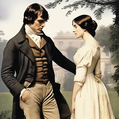 In the novel 'Pride and Prejudice' by Jane Austen, the character Elizabeth Bennet struggles to find a balance between her pride and her prejudice towards Mr. Darcy.