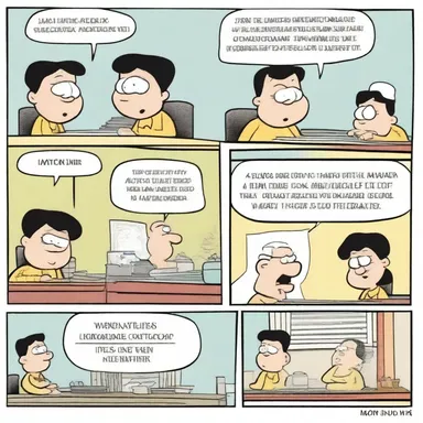 The comic strip showcased a balance of humor and relatable situations.