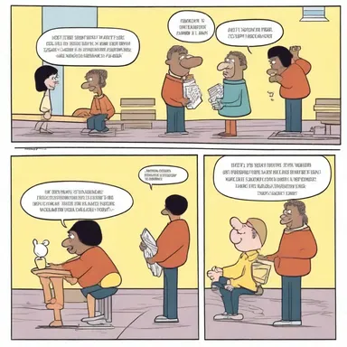 The comic strip showcased a balance of humor and relatable situations.