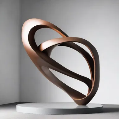 The sculpture displayed perfect balance between form and function.