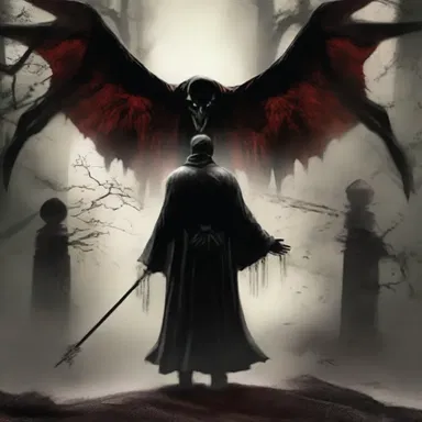 The protagonist's efforts to balance good and evil in their soul forms the central conflict in the horror novel.