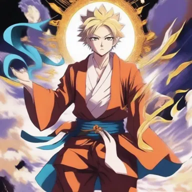 In the anime series, the main character embarks on a journey to balance their physical abilities with their spiritual powers.