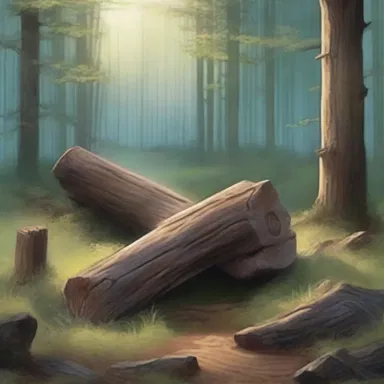 In the magical world of fantasy, the rail-splitter's logs have enchanted properties, contributing to the creation of powerful split-rail fences.