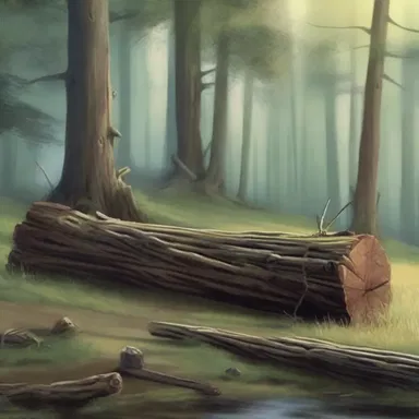 In the magical world of fantasy, the rail-splitter's logs have enchanted properties, contributing to the creation of powerful split-rail fences.