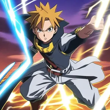 The protagonist in the anime series is able to enhance their abilities through galvanization when facing powerful opponents.