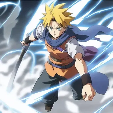 The protagonist in the anime series is able to enhance their abilities through galvanization when facing powerful opponents.