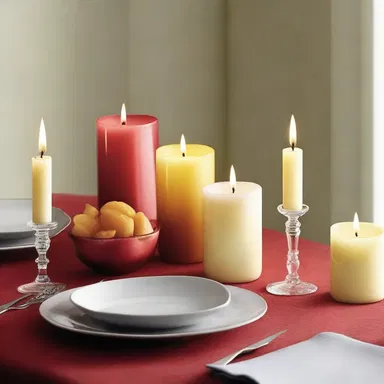 The soft glow of the primary color for light creates a romantic atmosphere, perfect for a candlelit dinner or a cozy evening with a loved one.