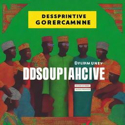 A high-quality digital art representing a book cover titled 'Disruptive Governance: Delivering Reforms and Results - TIPS, TOOLS AND TACTICS' by Murtala Adogi Mohammed PhD