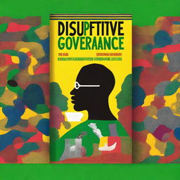 A high-quality digital art representing a book cover titled 'Disruptive Governance: Delivering Reforms and Results - TIPS, TOOLS AND TACTICS' by Murtala Adogi Mohammed PhD