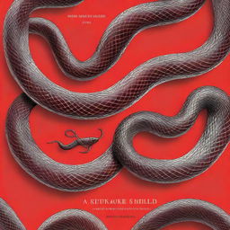 A high-quality image of a book cover, featuring a striking, solid red background