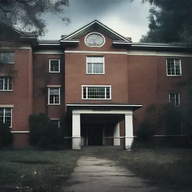 The horror movie depicted a haunted hospital where medically impossible events took place.