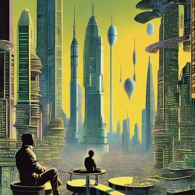 The science fiction novel described a future world where everything was transistorized and operated by advanced technology.