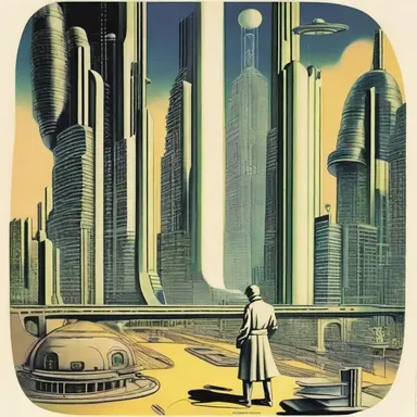 The science fiction novel described a future world where everything was transistorized and operated by advanced technology.