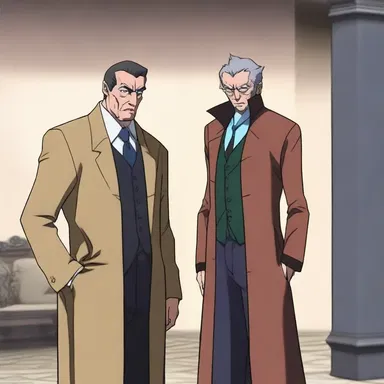 In the climax of the episode, the precipitant arrival of the antagonist caught the main character off guard.