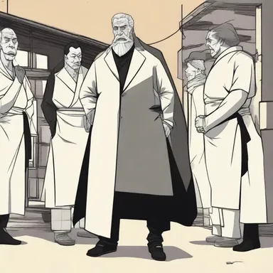 In the climax of the episode, the precipitant arrival of the antagonist caught the main character off guard.