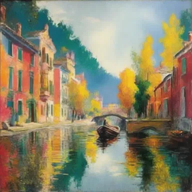 The artist's creative process thrived on the precipitant brushstrokes and impulsive color choices, resulting in a breathtaking masterpiece.