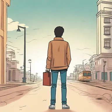 In the present chapter of the book, the protagonist makes a life-changing decision.