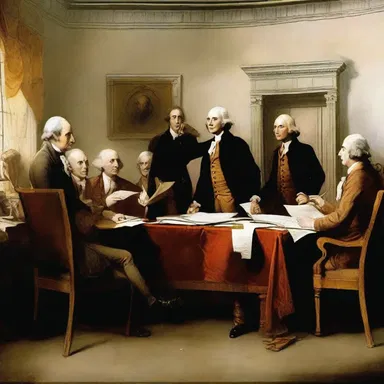 The signing of the Declaration of Independence marked a significant moment in the present era of the United States.