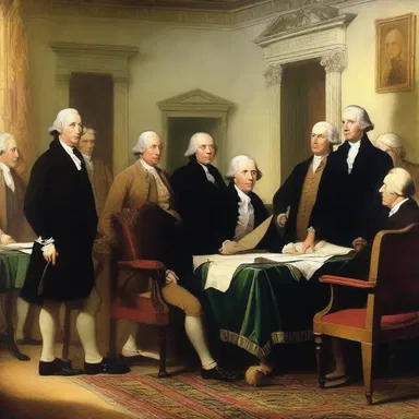 The signing of the Declaration of Independence marked a significant moment in the present era of the United States.