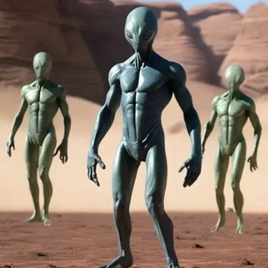 In the movie, the alien race was present on Earth to study humans.