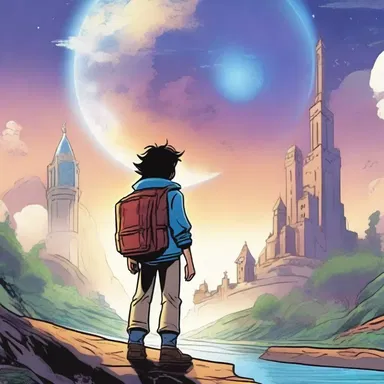 In the present, the protagonist discovers their hidden powers and embarks on a quest to save the world.