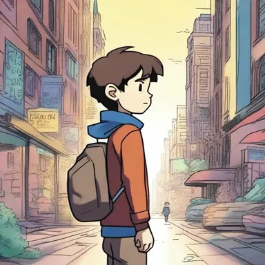 In the present, the protagonist discovers their hidden powers and embarks on a quest to save the world.