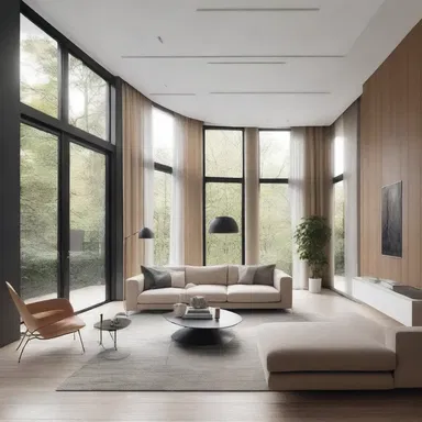 In the present, modern minimalist design is gaining popularity in architecture and interior design.