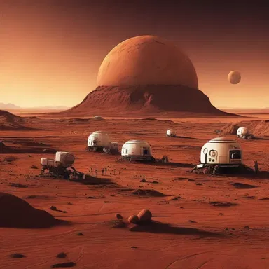 In the present, human colonization of Mars is a common theme in science fiction literature and movies.